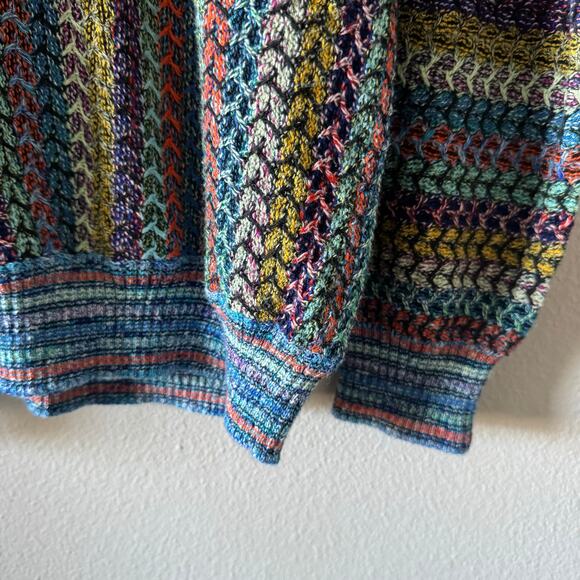 Vintage Mondo di Marco M.D.M Mens Sweater Abstract Made in Italy Sz LARGE (52) - Picture 7 of 13